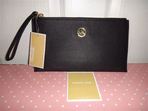 michael kors fulton lg zip clutch|Michael Kors Fulton Leather LG Zip Clutch Wallet For Women.